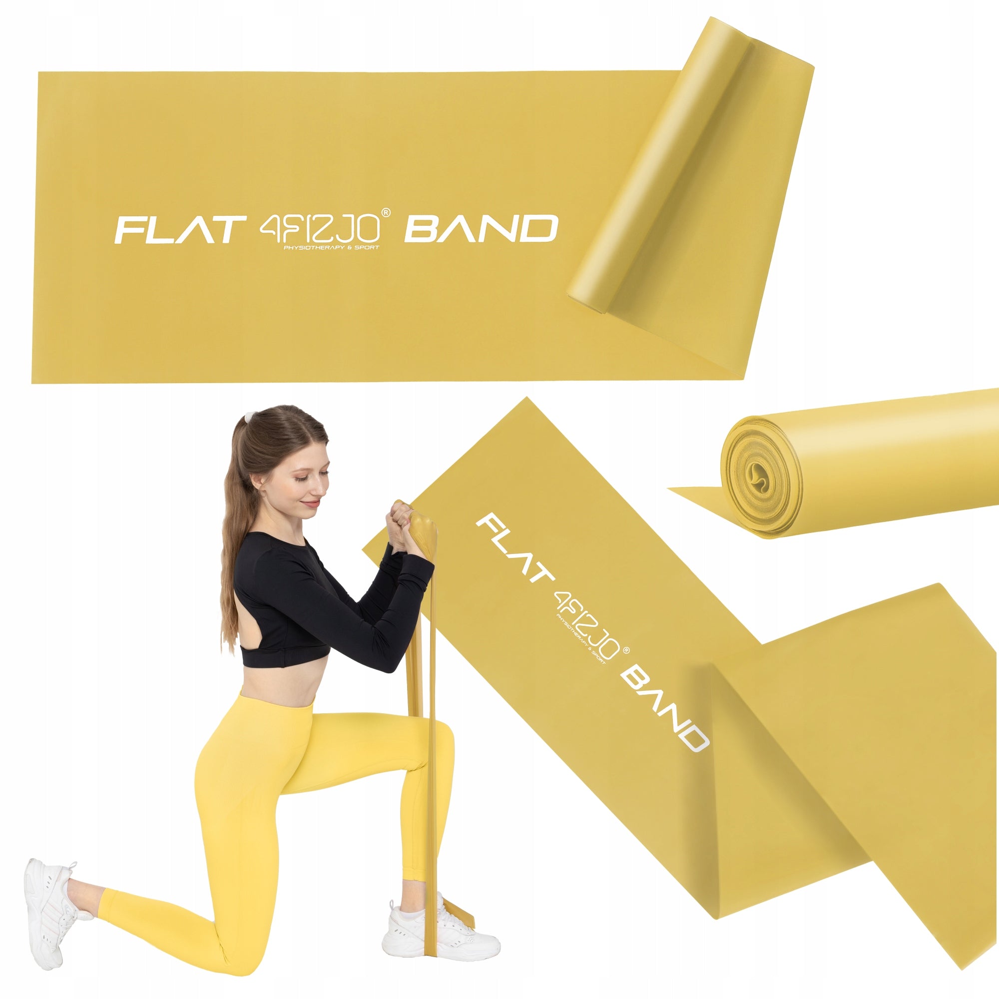 TAPE REHABILITATION RUBBER FOR FLAT BAND EXERCISES 2M RESISTANCE VERY STRONG 7/7
