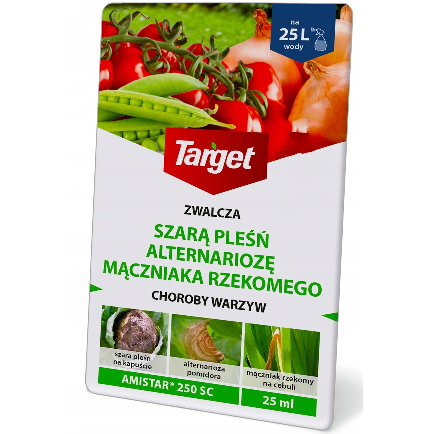TARGET AMISTAR FOR VEGETABLE DISEASES 25ML GREY MOLD POWDERY MILDEW