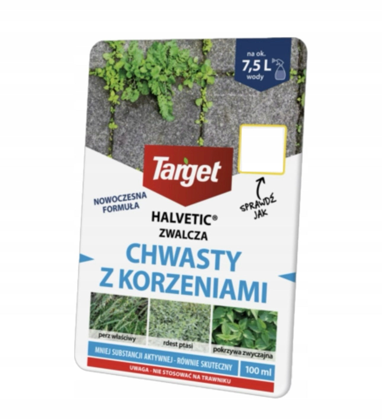 TARGET Halvetic 100ml - fights weeds with roots on 8L of water