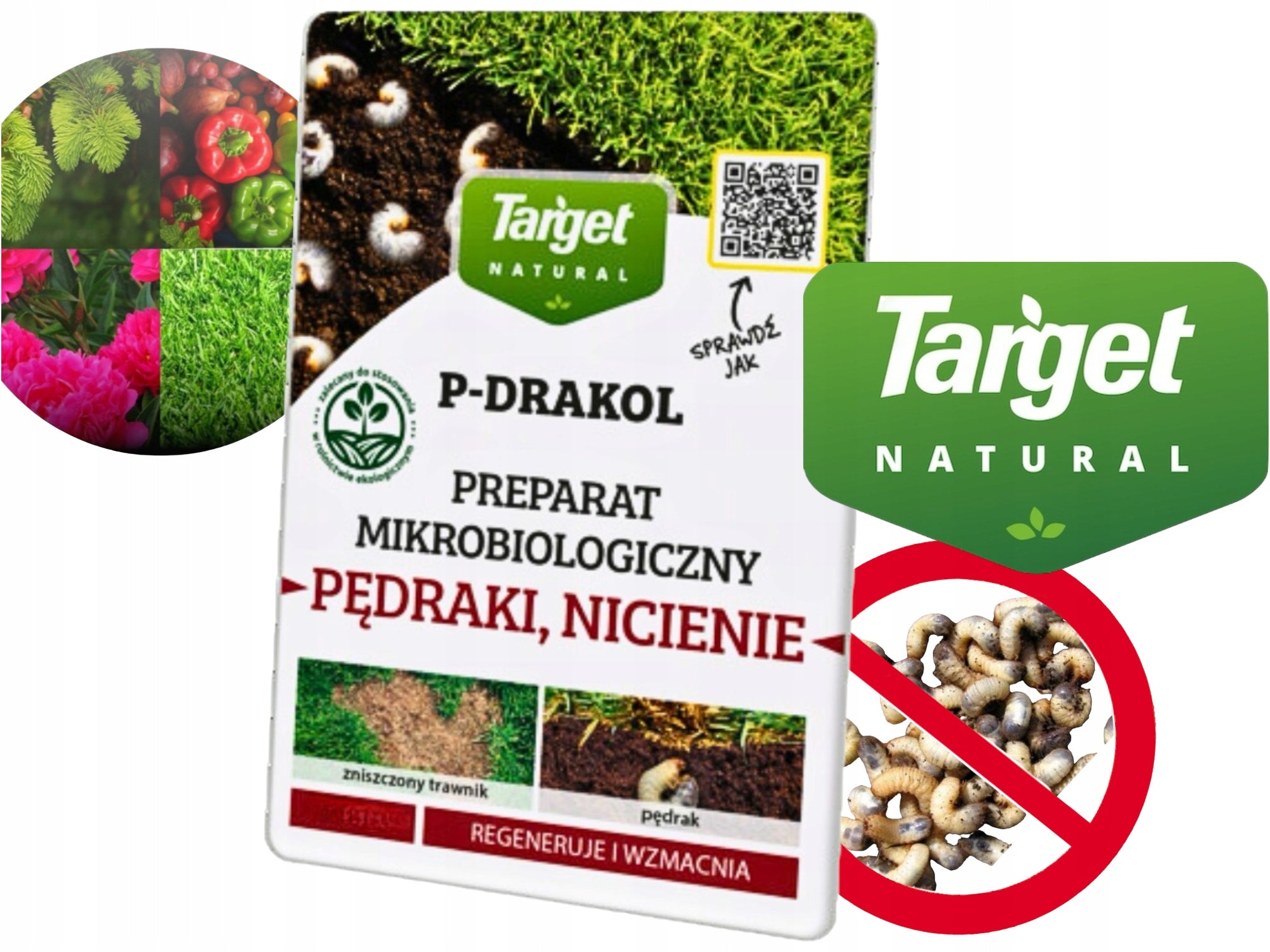 TARGET P-DRAKOL 20g NEMATODES SHRUBS SWELLING WIRE PESTS SOIL
