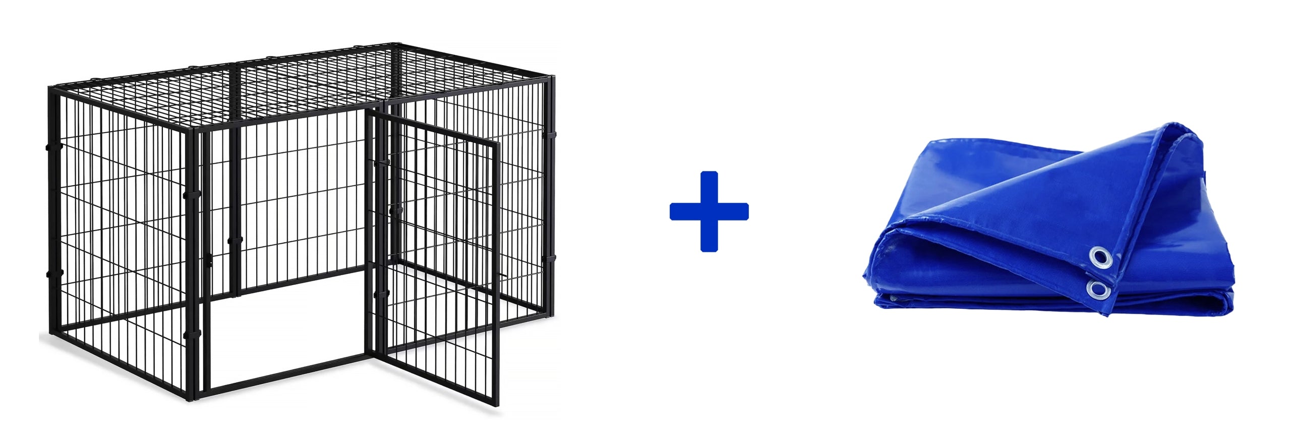 TARPAULIN PVC BEDSPREAD FOR CAGE COVERING, PROTECTIVE MAT FOR STEEL PLAYPEN Packaging status original