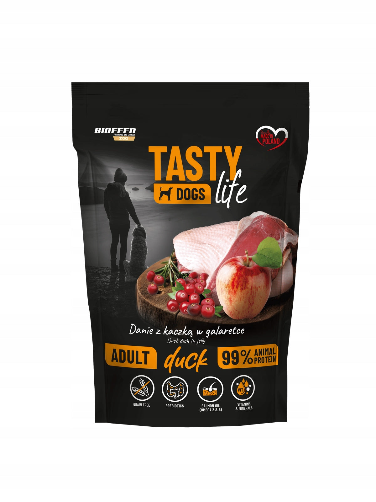 TASTY DOGS LIFE wet dog food MIX FLAVORS without chicken 10x 150g Manufacturer code 5906744521779