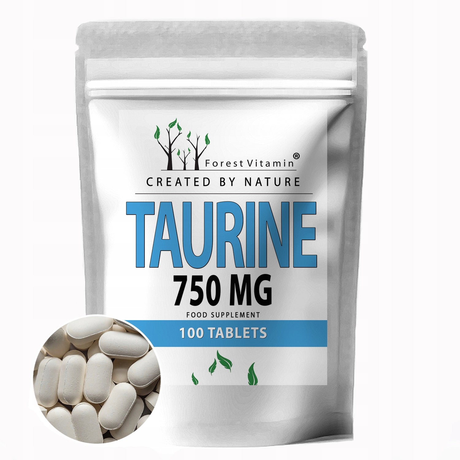 TAURINE 750mg TAURINE 100tab STRONG REGENERATION ENERGY FOCUS