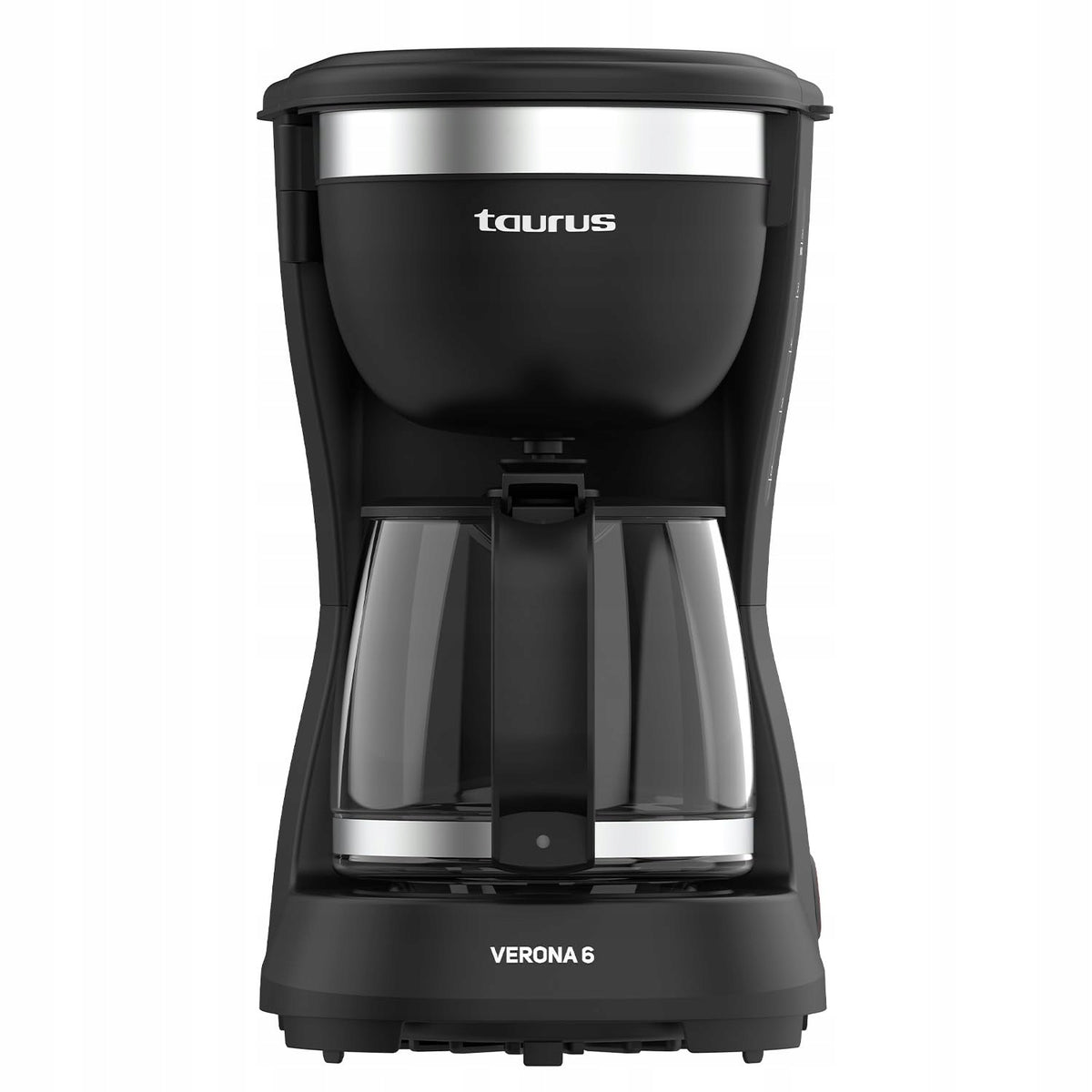 TAURUS Verona Coffee Maker 6 600W 600ml Intense Black Aroma