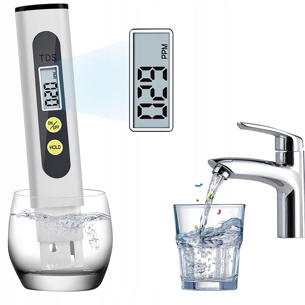 TDS Drinking Water Quality Tester 1-999PPM Pollution and Purity Meter