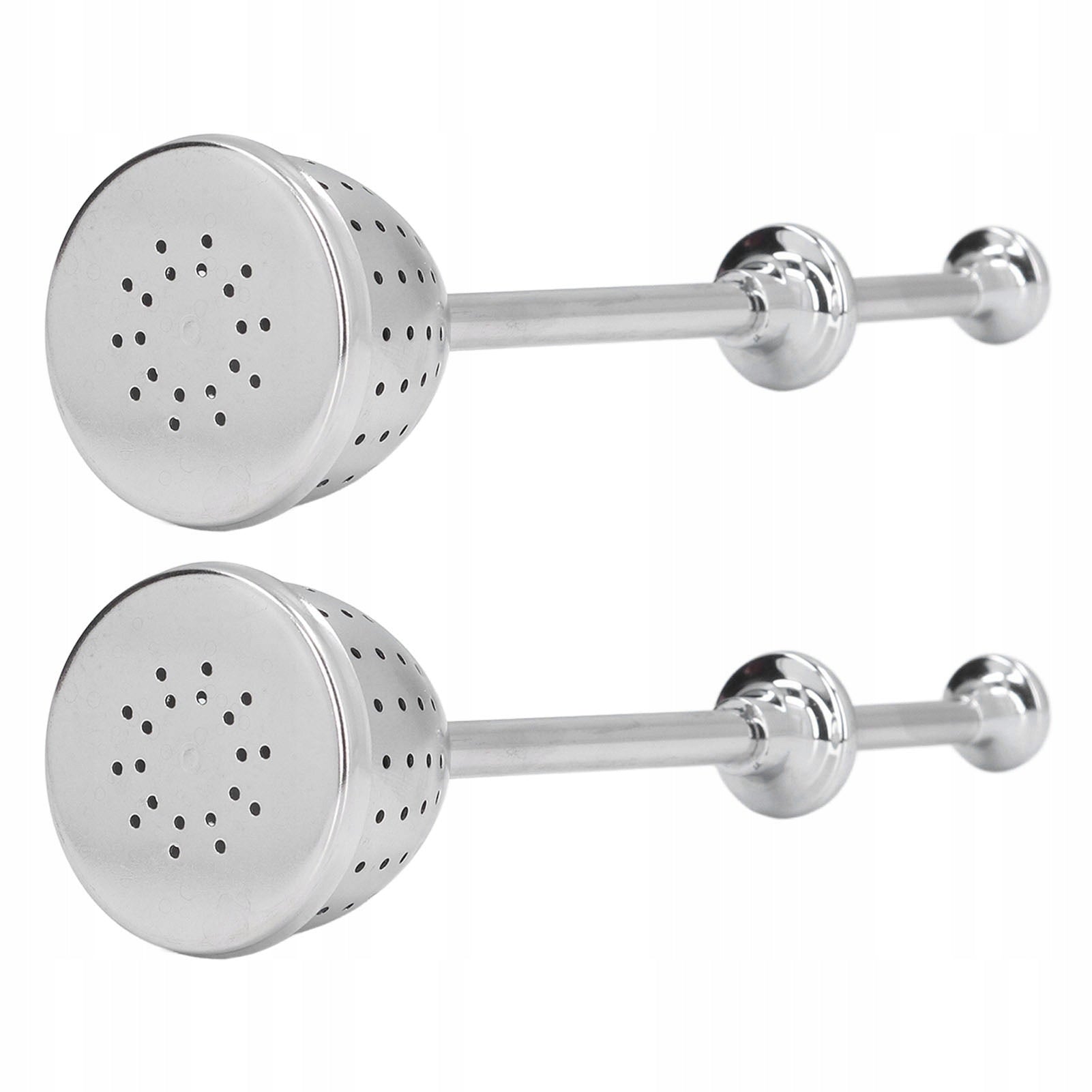 TEA STRAINER WITH LARGE HANDLE, REDUCING DUST 2 PCS FILTER