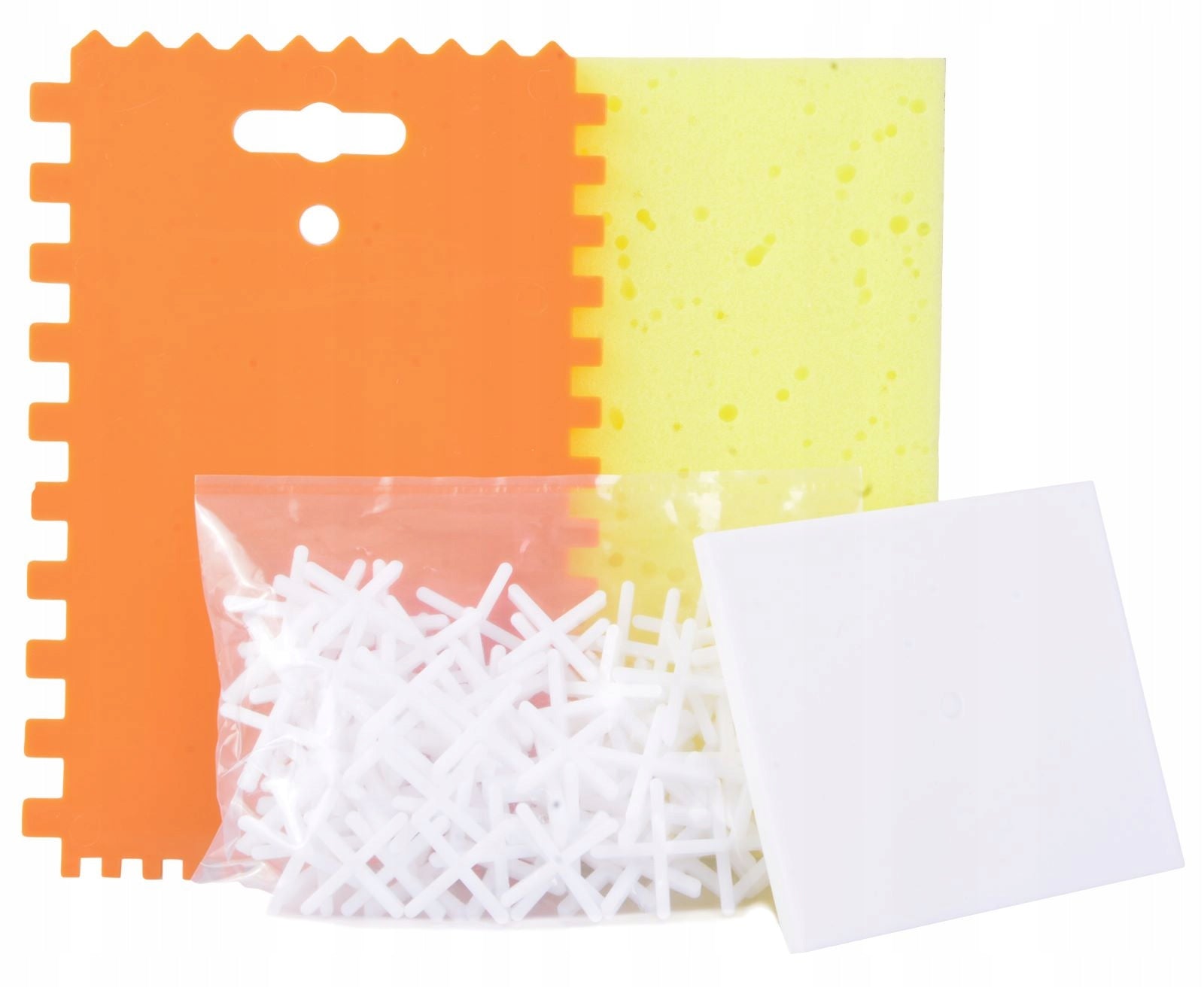 TEBO FLEX TILE SET 4 ELEMENTS PACKA SPONGE CROSSES SPATULA