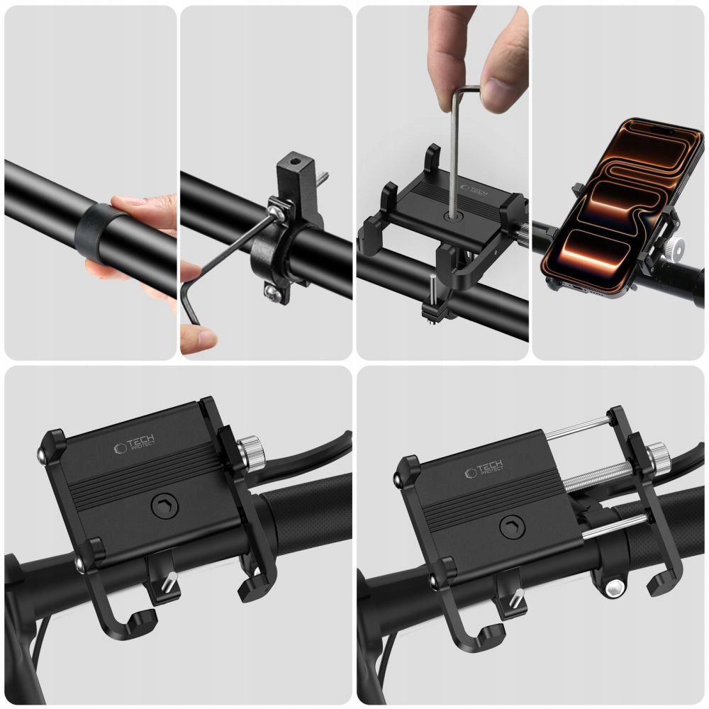 TECH-PROTECT V5 HANDLEBAR & STEM UNIVERSAL BIKE MOUNT BLACK Manufacturer code 5906302339686