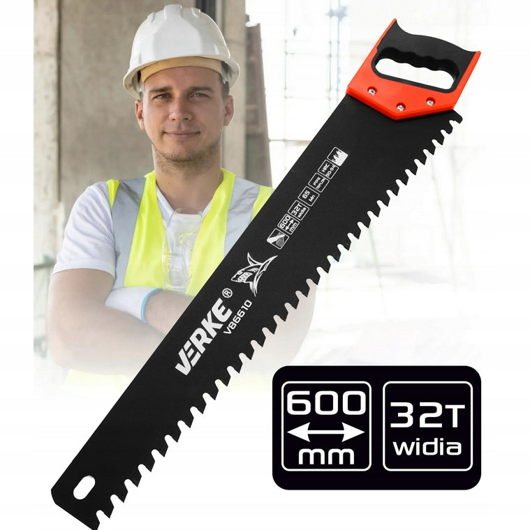 TEFLON BLOCK SUPPORT AERATED CONCRETE SAW 600mm 32Z WITH WIDIA 65MN Brand Verke