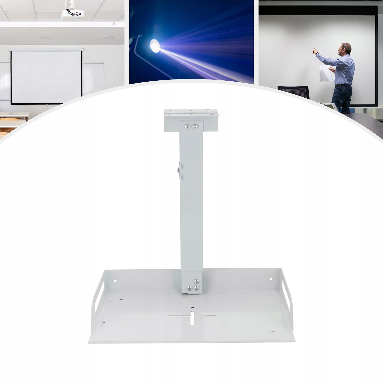 TELESCOPIC CEILING PROJECTOR HANGER 34-56CM Model Projector Mounts