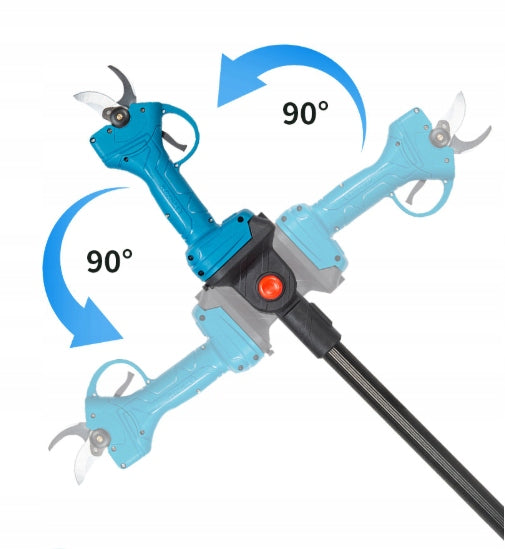 TELESCOPIC CHAINSAW + PRUNER 2X BATTERY POLE SAW FOR TRIMMING Packaging status original