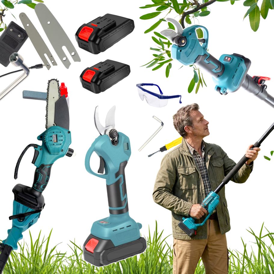 TELESCOPIC CORDLESS CHAINSAW 2M PRUNER BOOM 2 AKU
