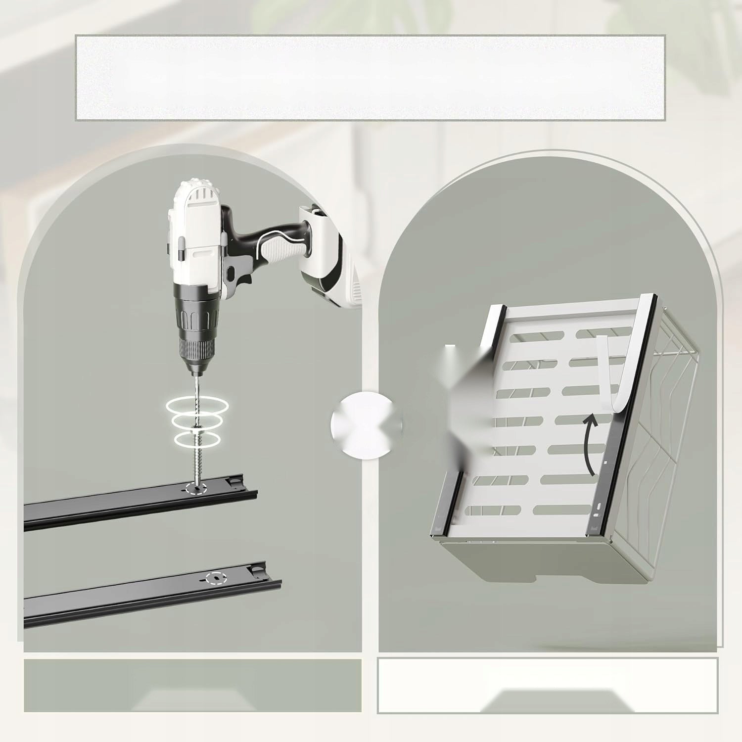TELESCOPIC DRAWERS 40X30X175CM RETRACTABLE STEEL ORGANIZER WHITE 4 PIECES Color other