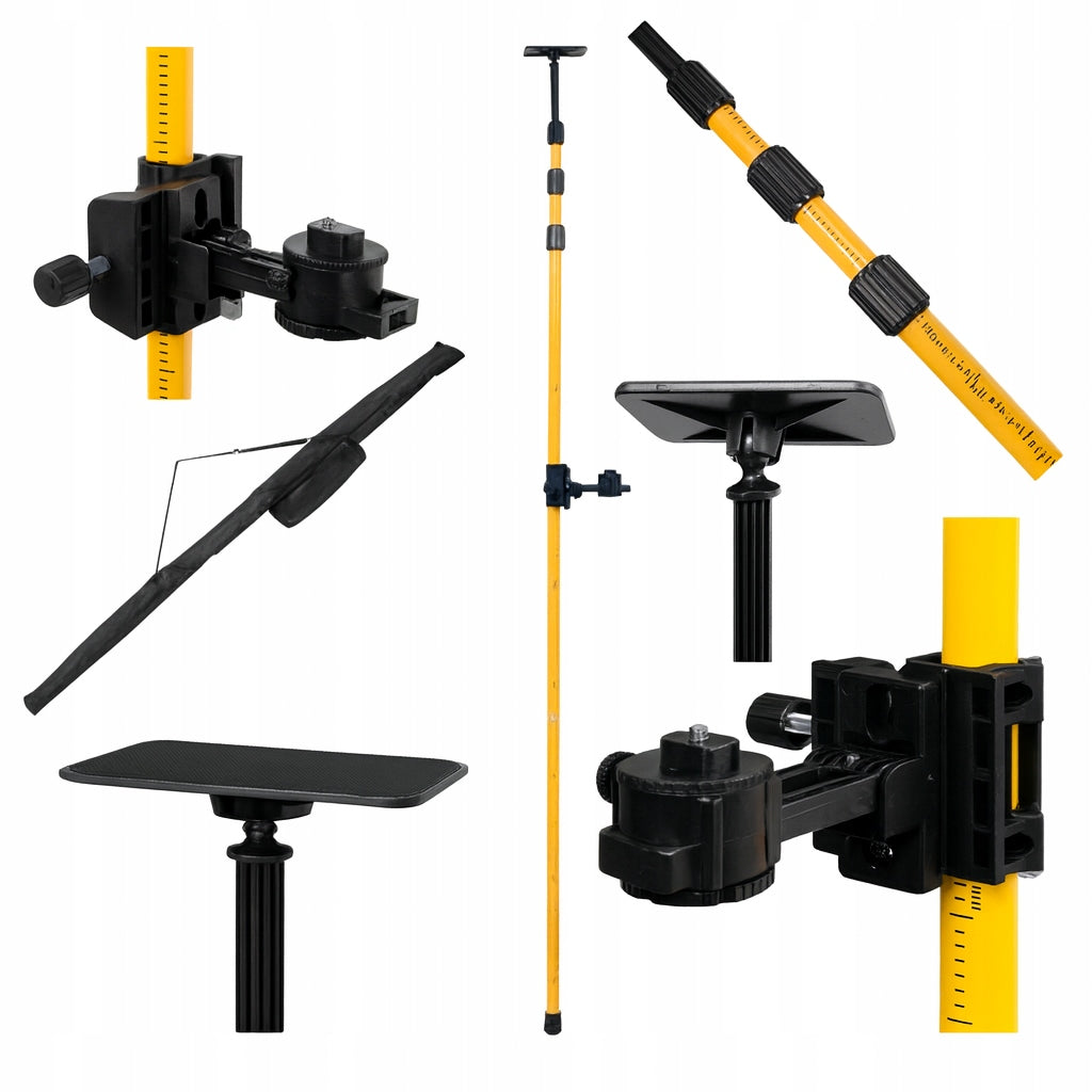 TELESCOPIC EXPANSION POLE FOR LASER TRIPOD LASER LEVEL 285 cm