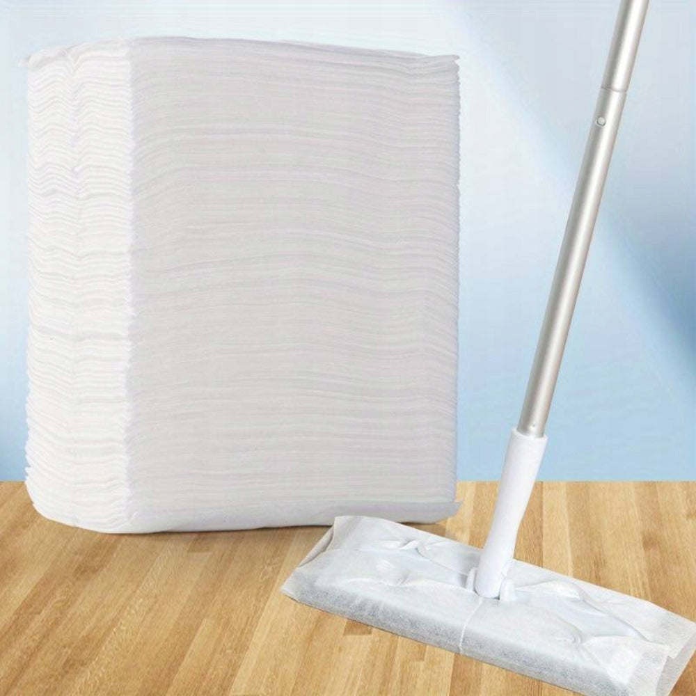 TELESCOPIC FLAT MOP + INSERTS FOR CLEANING THE FLOOR AND COLLECTING WET DUST Color blue
