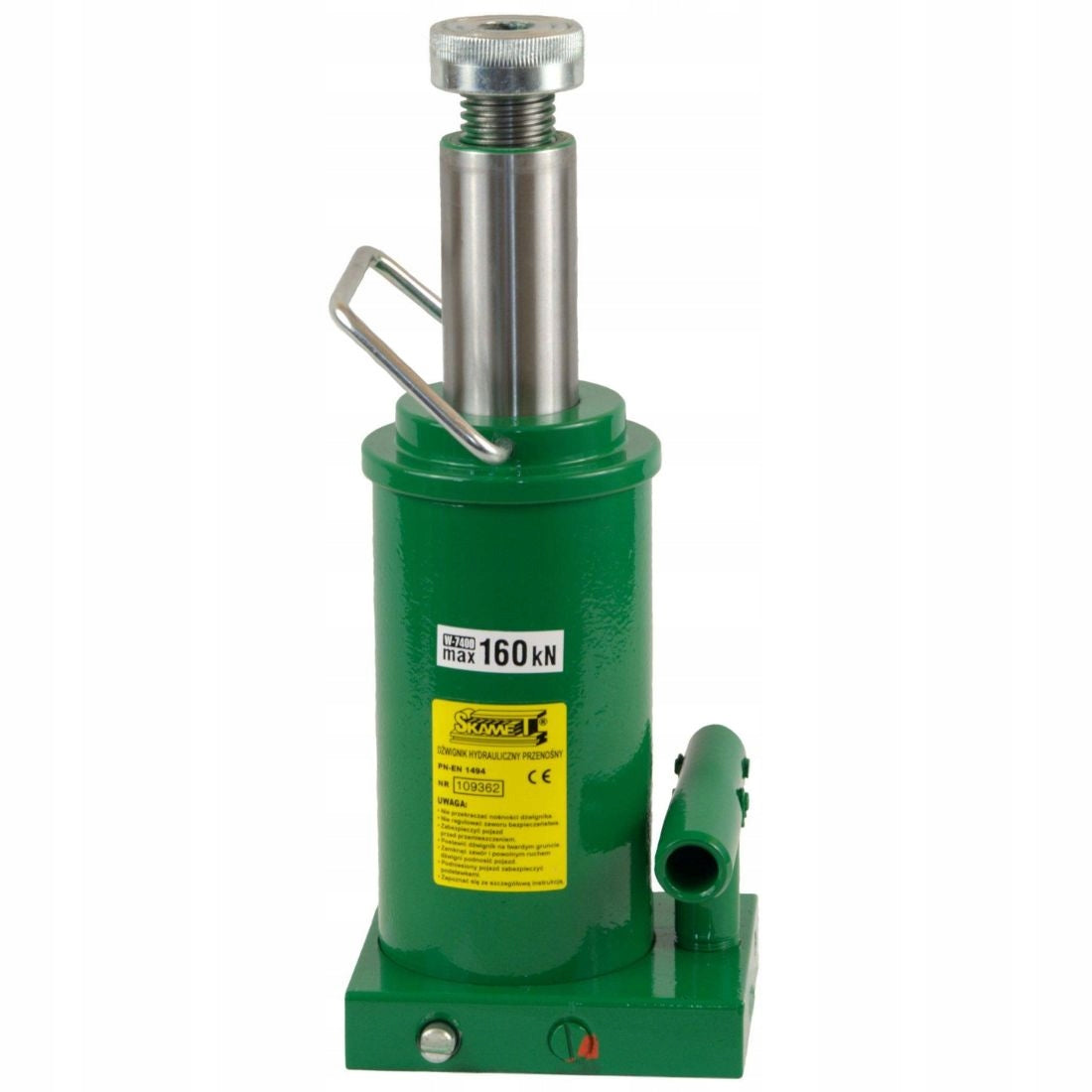 TELESCOPIC HYDRAULIC POLE LIFT 16T MAX HEIGHT 480 MM SKAMET Product weight with unit packaging 12 kg