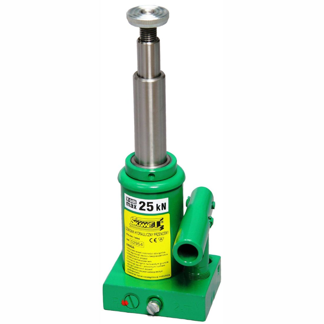 TELESCOPIC HYDRAULIC POLE LIFT 2,5T MAX HEIGHT 377 MM SKAMET Product weight with unit packaging 3.5 kg