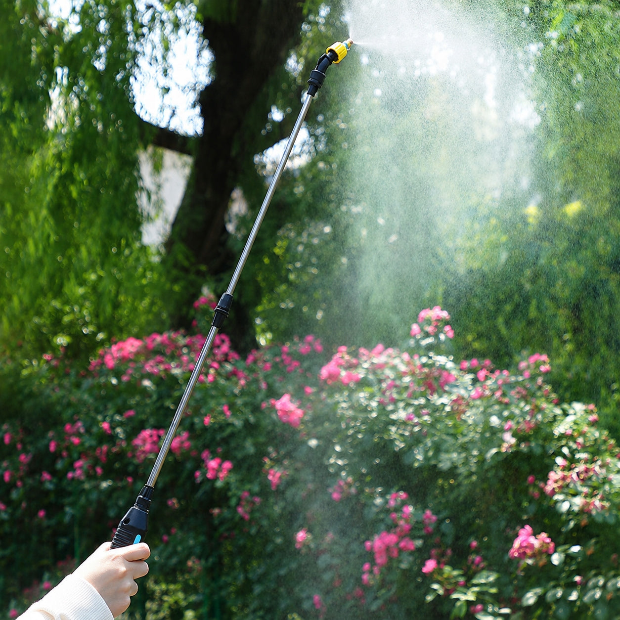 TELESCOPIC LANCE FOR ELECTRIC SPRAYER ON USB 80CM HOSE 2M 3 NOZZLES Packaging status original