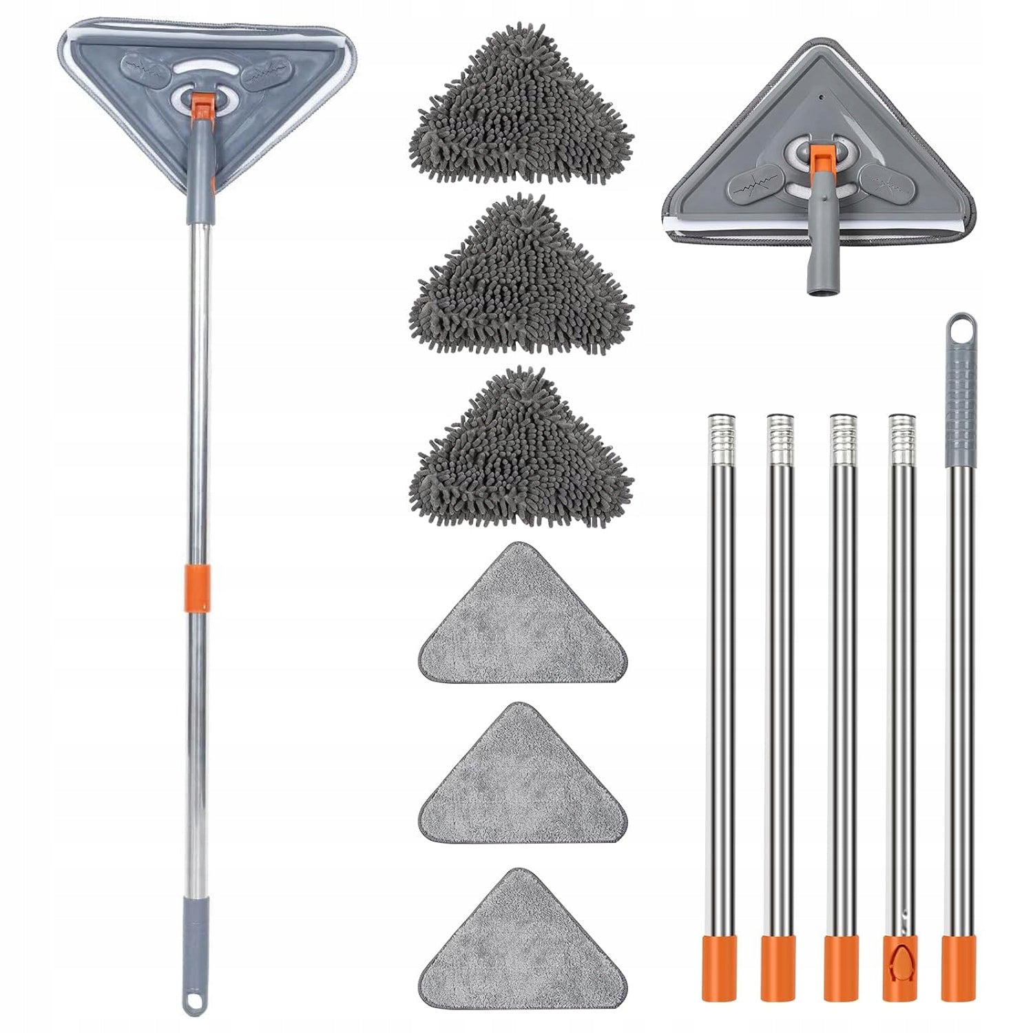 TELESCOPIC ROTARY MOP PROMERCO 6 x Triangular Folding CARTRIDGE Packaging status original