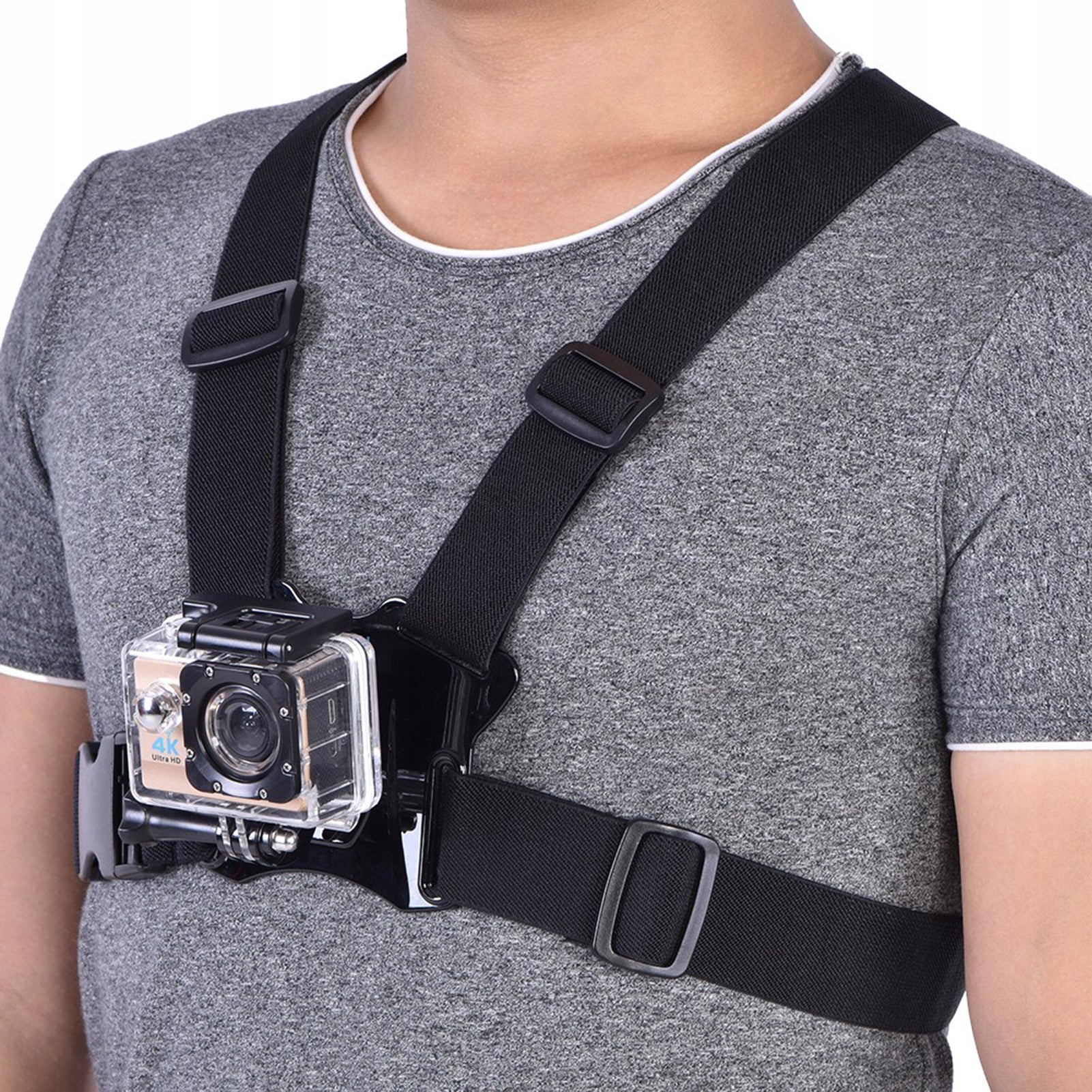 TELESIN Adjustable chest strap for VN cage mounting