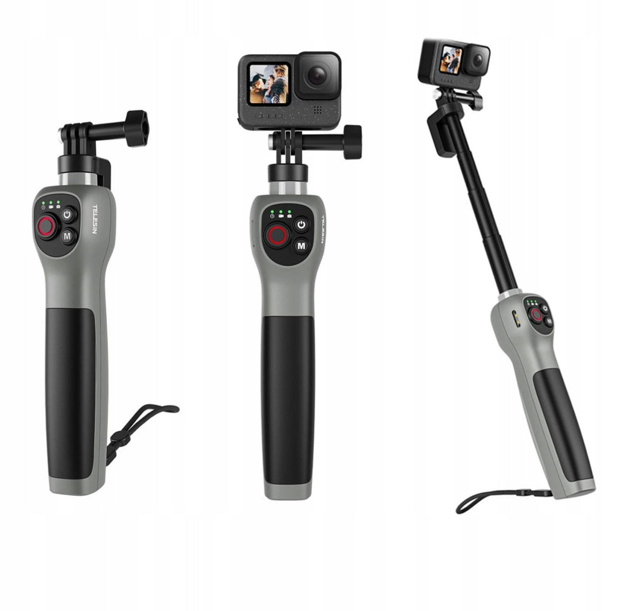 TELESIN Underwater Boom Selfie Stick with Remote Control for GoPro HERO 13 Camera