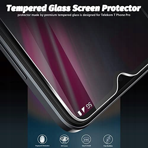 TEMPERED GLASS FOR TELEKOM T PHONE PRO PROTECTIVE 9H SET OF 3 STEEL Manufacturer code Bez marki