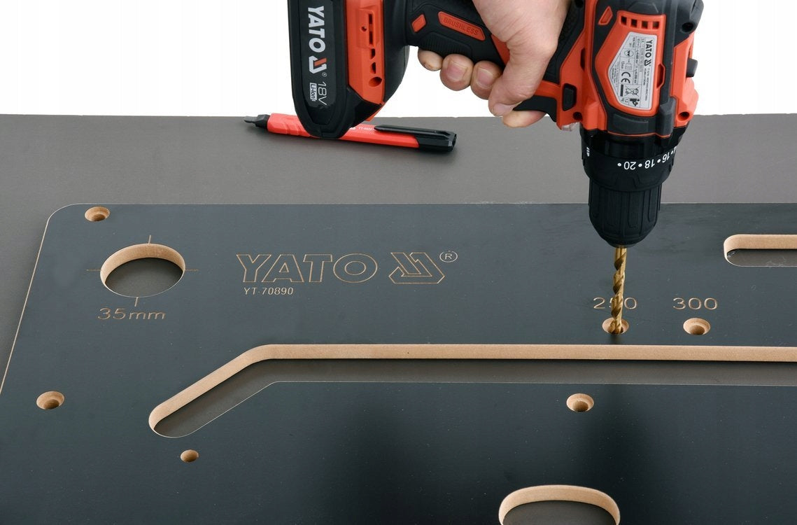 TEMPLATE FOR CONNECTING KITCHEN COUNTERTOPS YATO 250-700 mm MDF FOR MILLING MACHINE Brand Yato