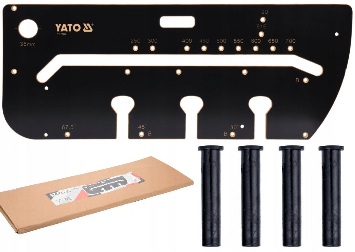 TEMPLATE FOR CONNECTING KITCHEN COUNTERTOPS YATO 250-700 mm MDF FOR MILLING MACHINE