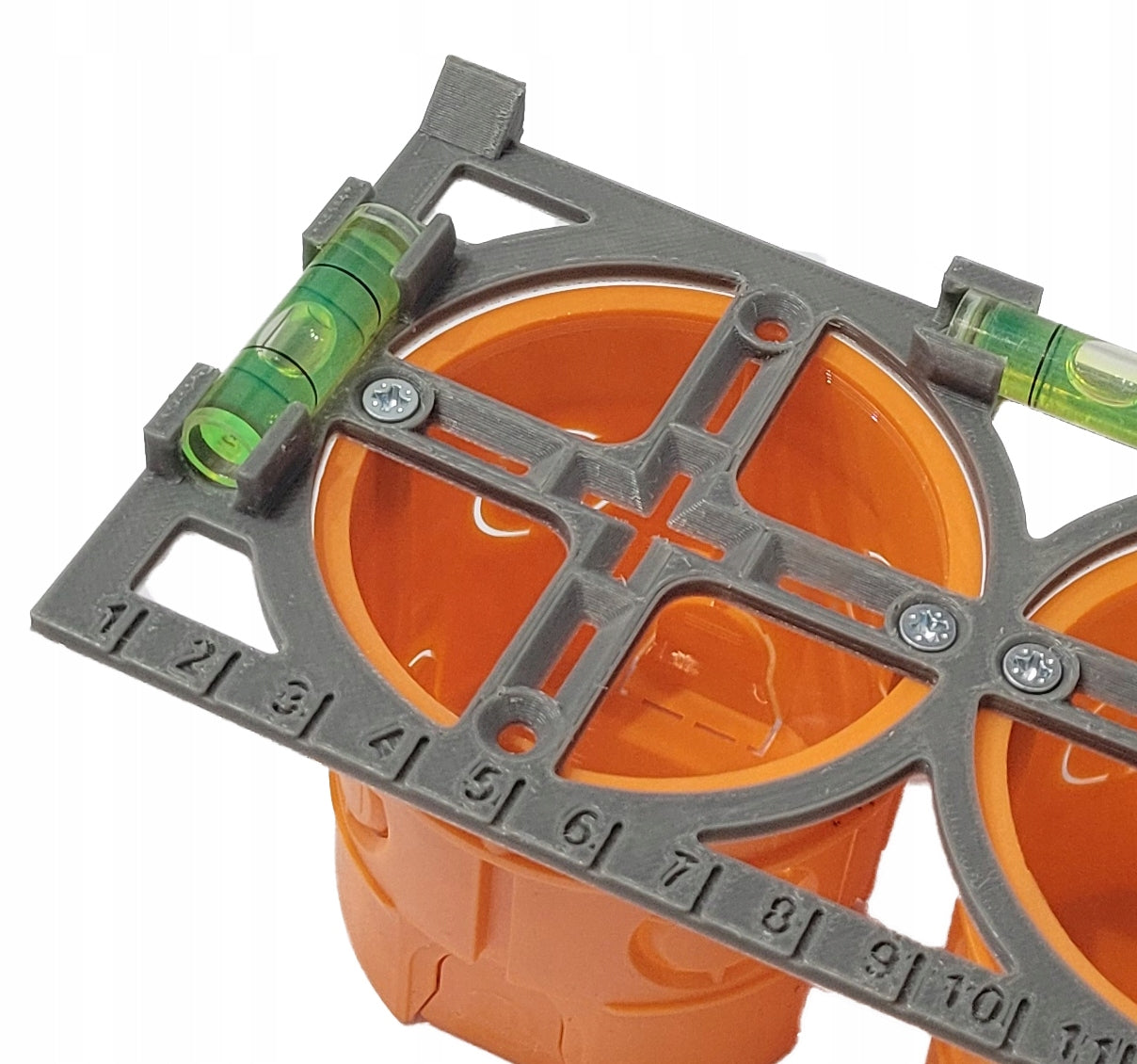 TEMPLATE FOR DIMENSIONING HOLES OF ELECTRIC CANS SET OF 3PCS Product weight with unit packaging 0.1 kg