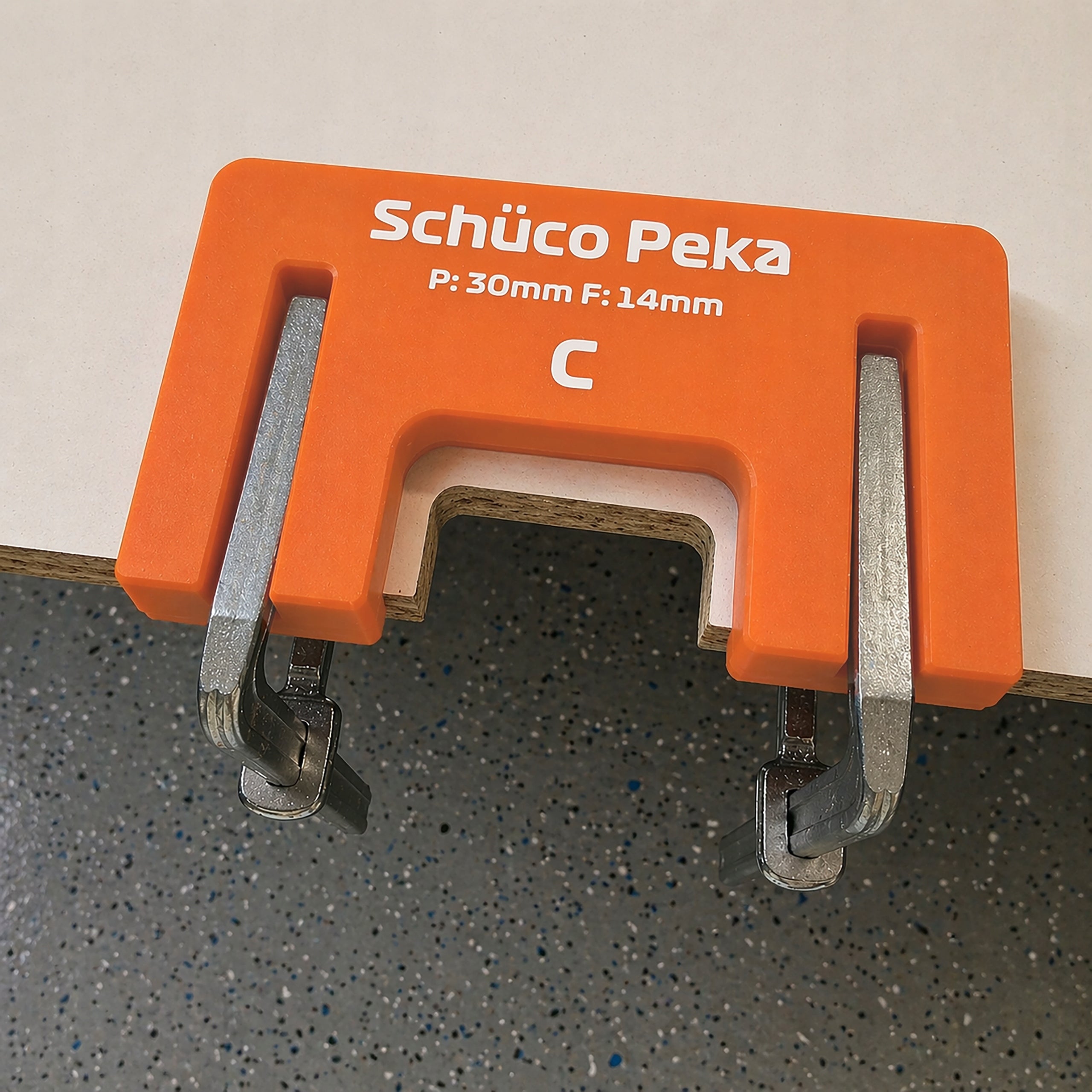 TEMPLATE FOR MILLING TROUGH HANDLES SCHÜCO PEKA STENCIL Brand P4U