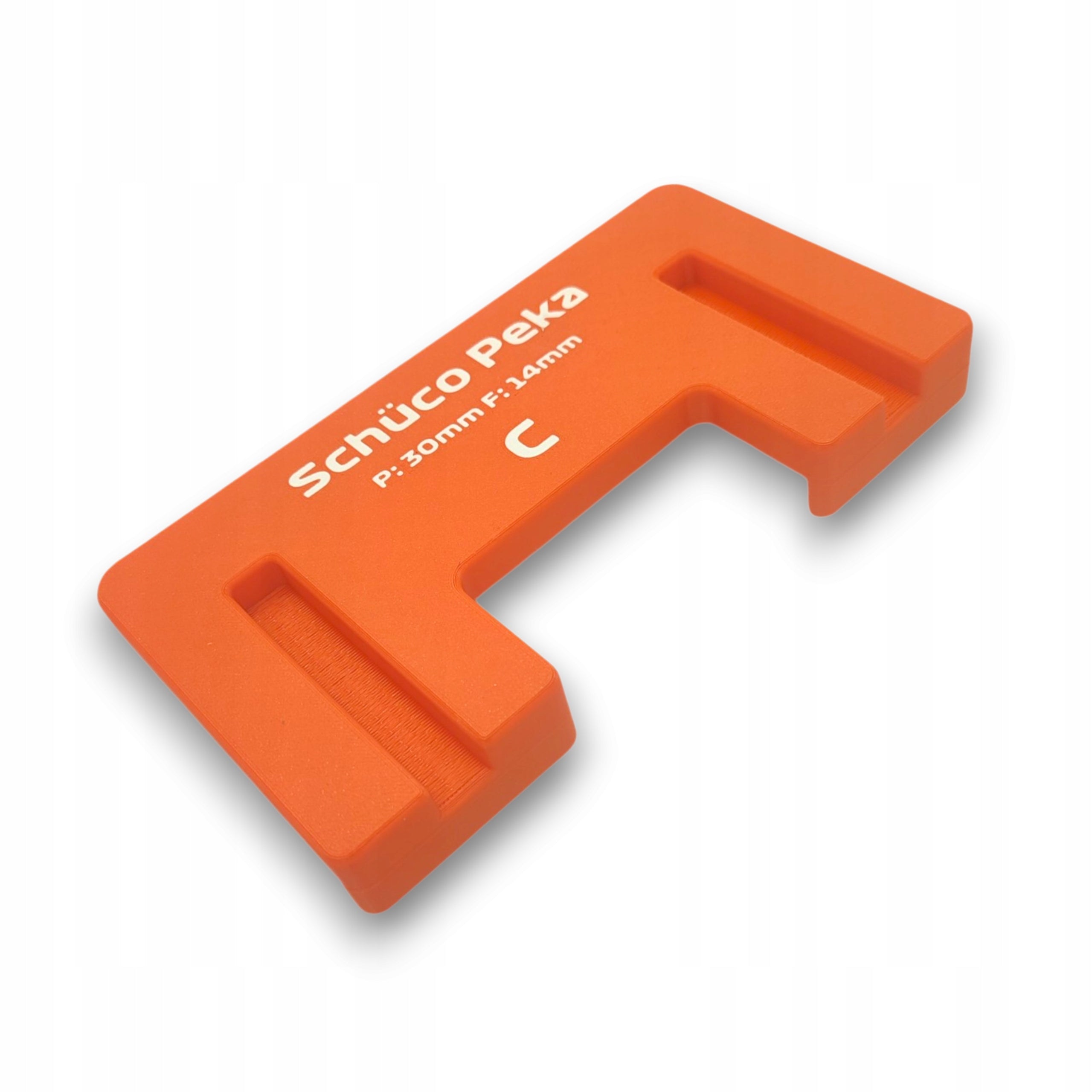 TEMPLATE FOR MILLING TROUGH HANDLES SCHÜCO PEKA STENCIL Material synthetic material