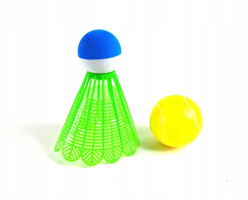 TENNIS BADMINTON PADEL FOR CHILDREN BEACH SET RACKETS SHUTTLECOCK BALL Brand Sferazabawek