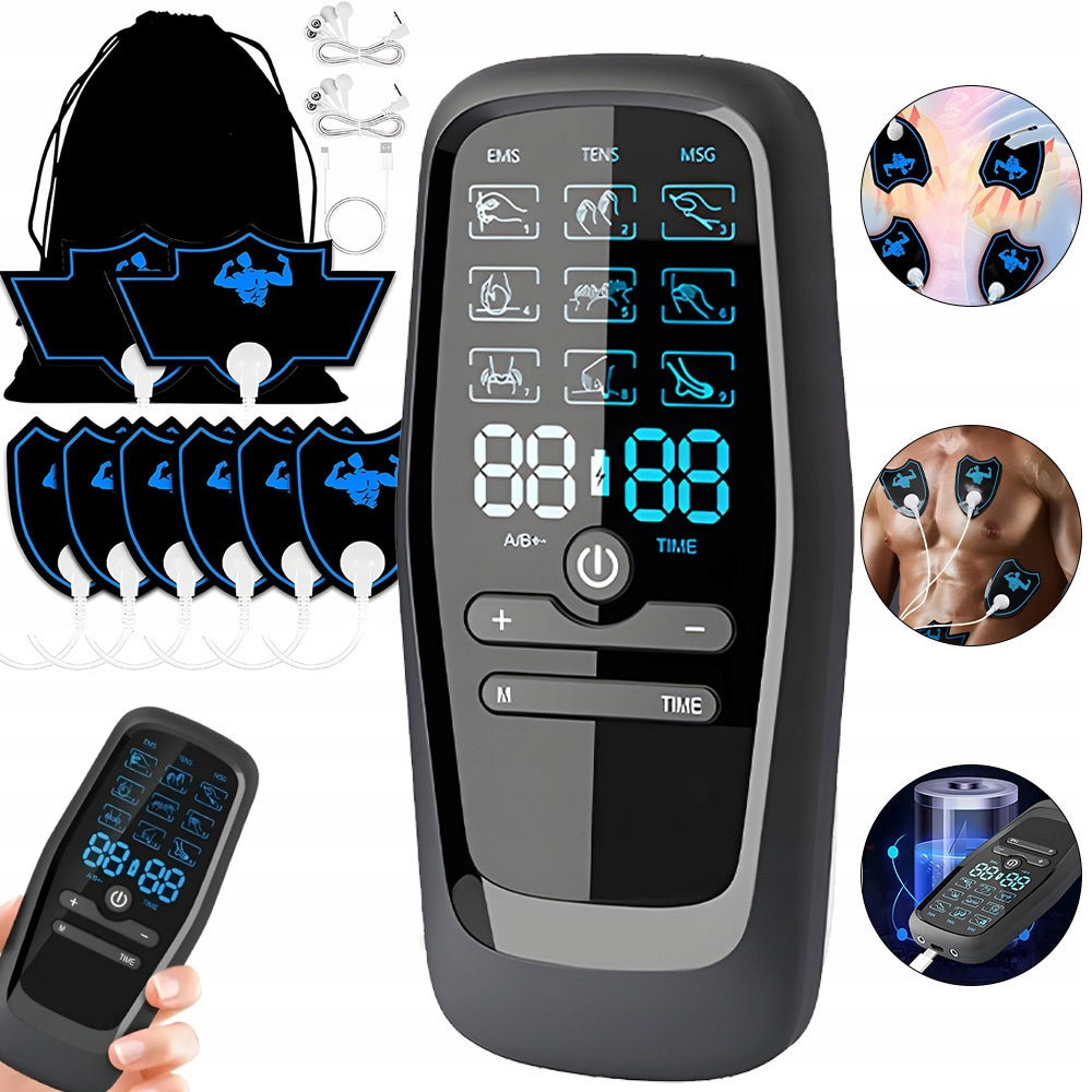 TENS DEVICE FOR PAIN THERAPY MERIDIAN PULSE STIMULATOR 9 MODES