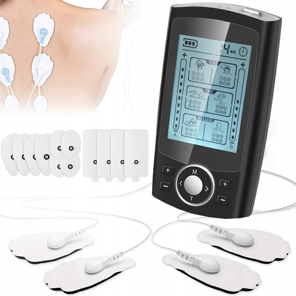 TENS DEVICE WITH 20 INTENSITY LEVELS IDEAL FOR LCD MUSCLE THERAPY