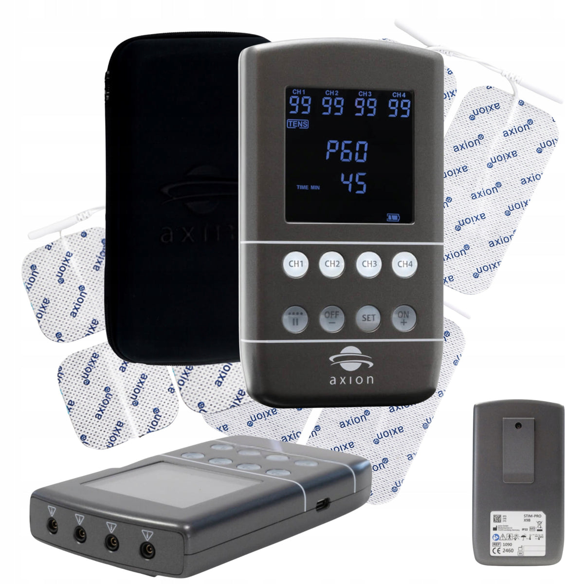 TENS EMS Muscle and Nerve Electrostimulator Multifunction Pain Relief 4in1