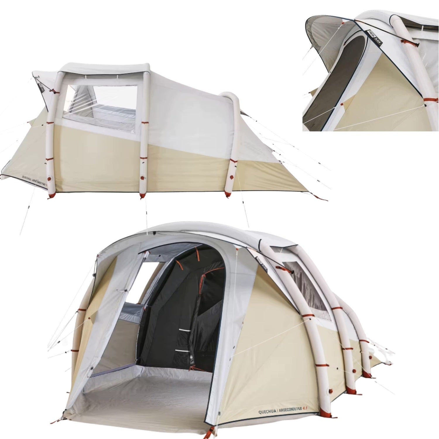 TENT 4 PERSON CAMPING TOURIST WITH VESTIBULE LARGE INFLATABLE