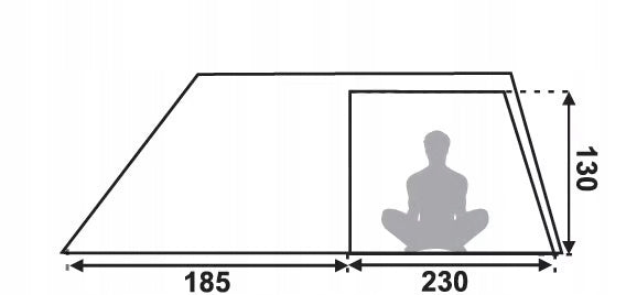 TENT 4 PERSON FAMILY FJORD NANSEN KORSYKA IV BEIGE Kind family