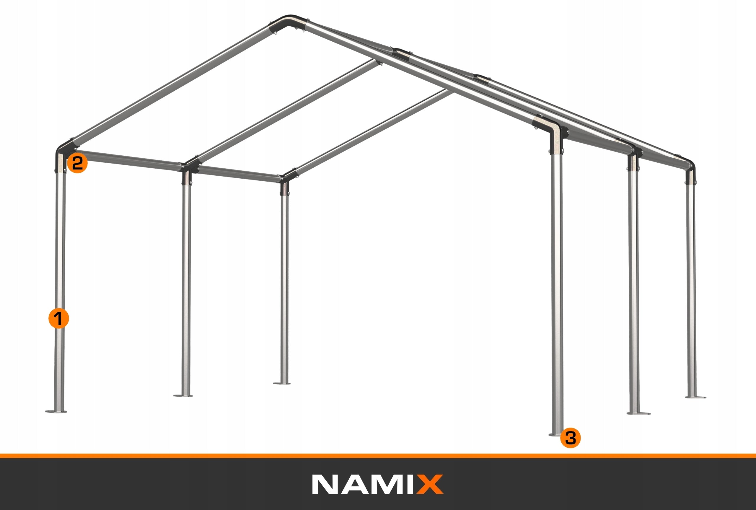 TENT BASIC 4x4 party garden VARIOUS COLORS + SIDE WALLS FREEBIE Manufacturer code namiot_basic_4x4