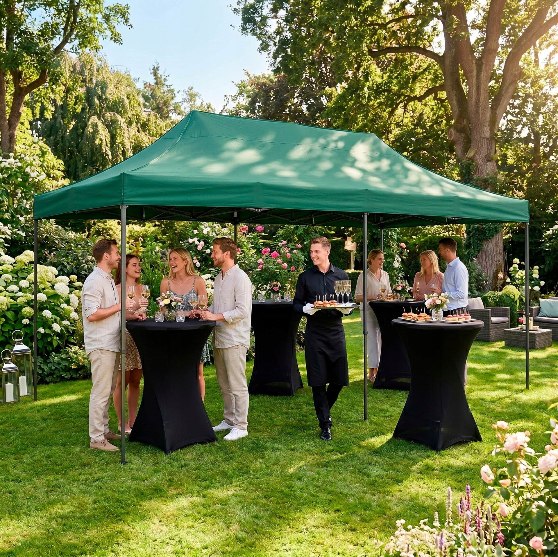 TENT COMMERCIAL PAVILION EXPRESS GARDEN PARTY 3x6 CATERING Manufacturer Springos