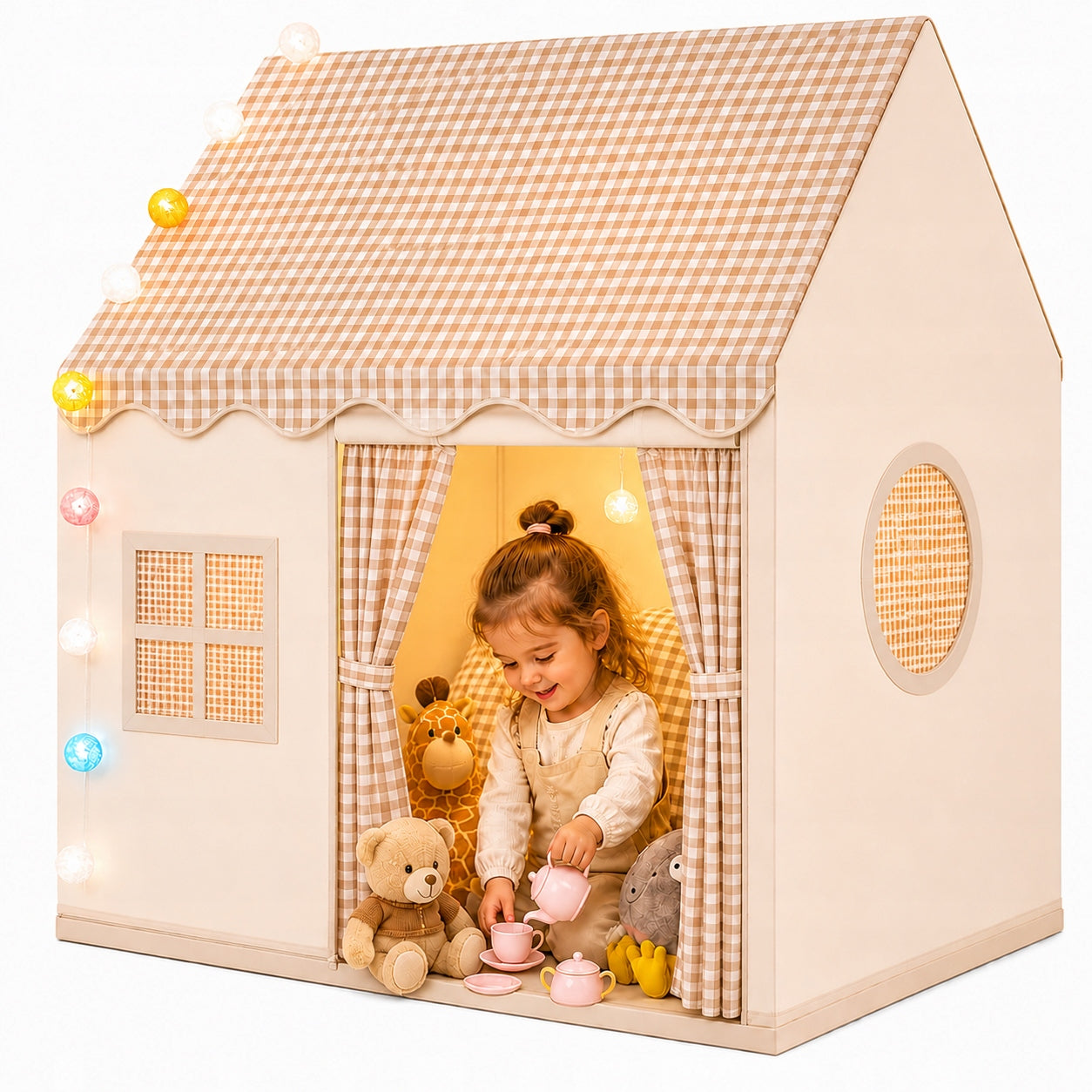 TENT COTTAGE FOR CHILDREN HOME GARDEN ROOM PALACE FOR CHILDREN TIPI Brand no brand