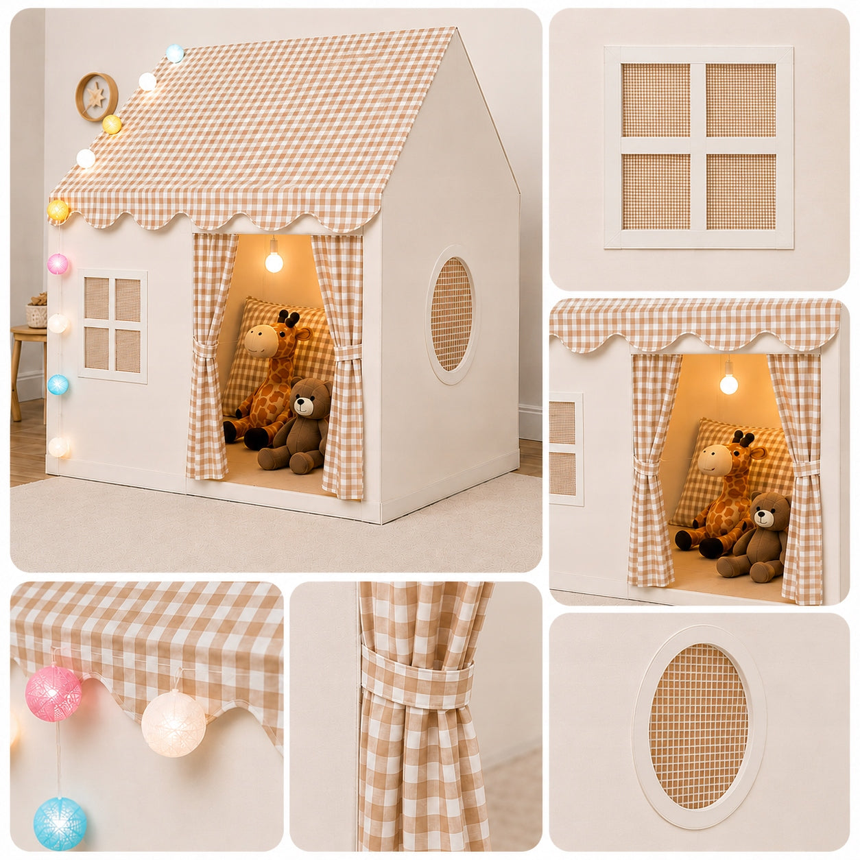 TENT COTTAGE FOR CHILDREN HOME GARDEN ROOM PALACE FOR CHILDREN TIPI Packaging status original