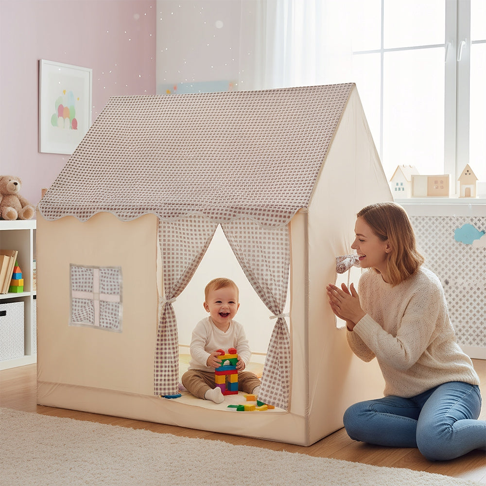 TENT FOR CHILDREN BOY GIRL CASTLE WITH WINDOWS AND DOORS FOR GIFT Brand no brand