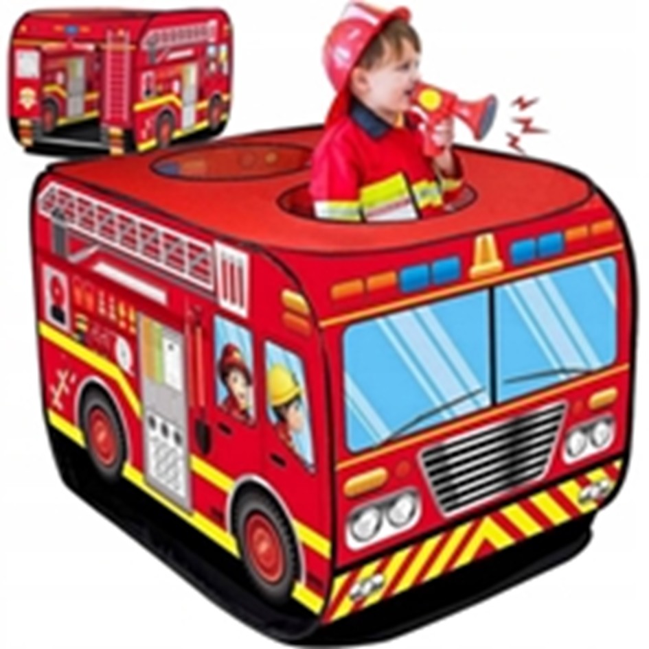 TENT FOR CHILDREN CAR FOR HOME GARDEN ROOM LARGE FIRE BRIGADE Packaging status original