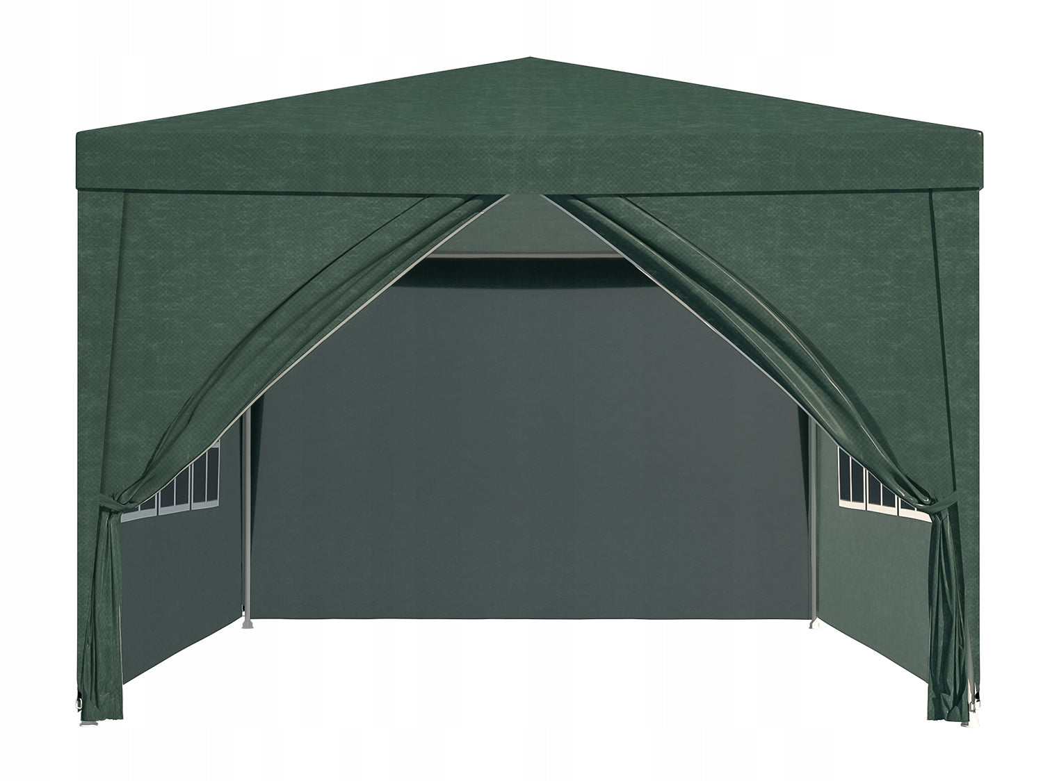 TENT GARDEN PAVILION Gazebo 3 x 3m + 4 SIDE WALLS For Terrace Garden Packaging status original