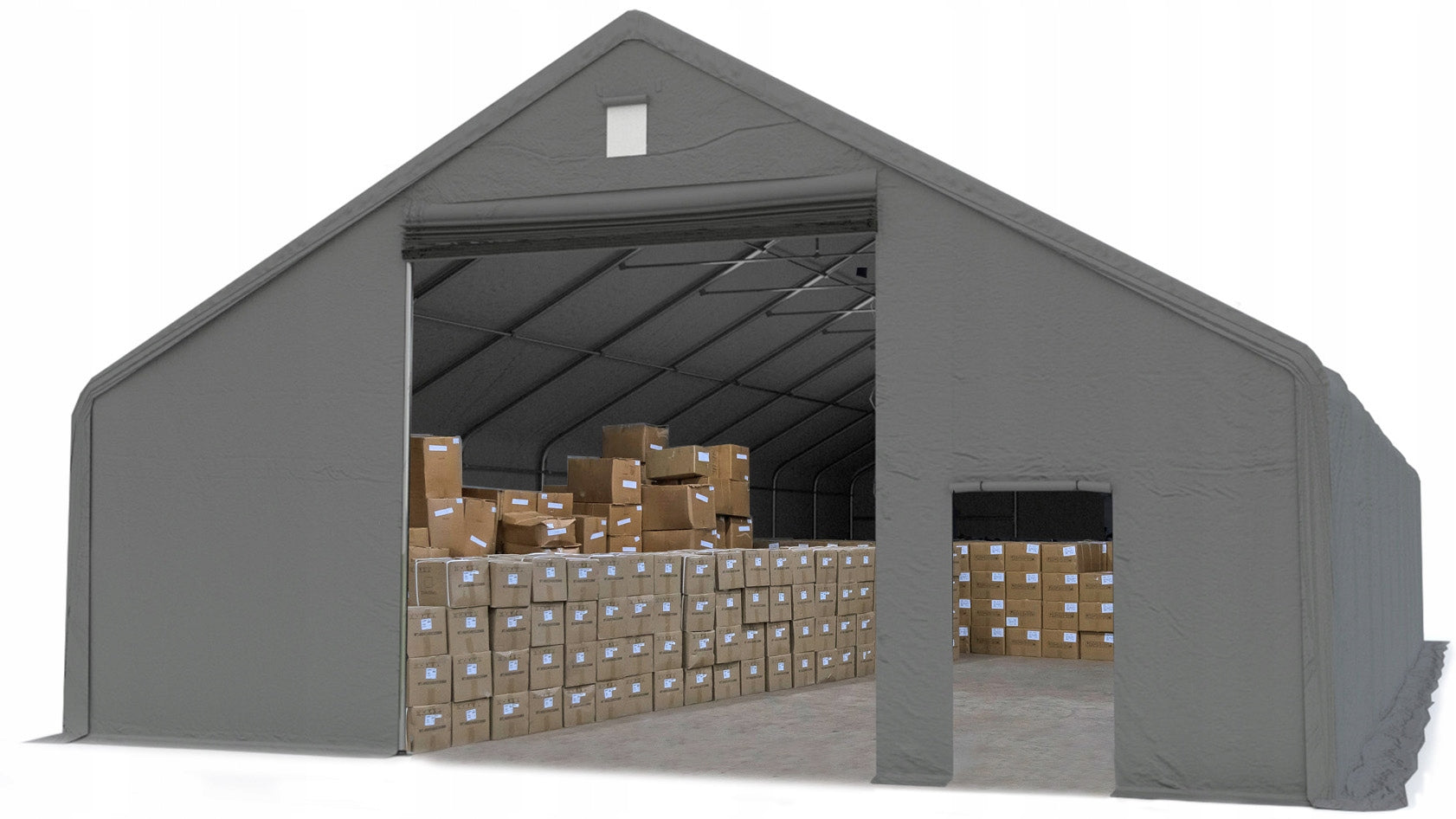TENT HALL STORAGE TENT INDUSTRIAL HALL 10x20m 10m x 20m Length 20 m