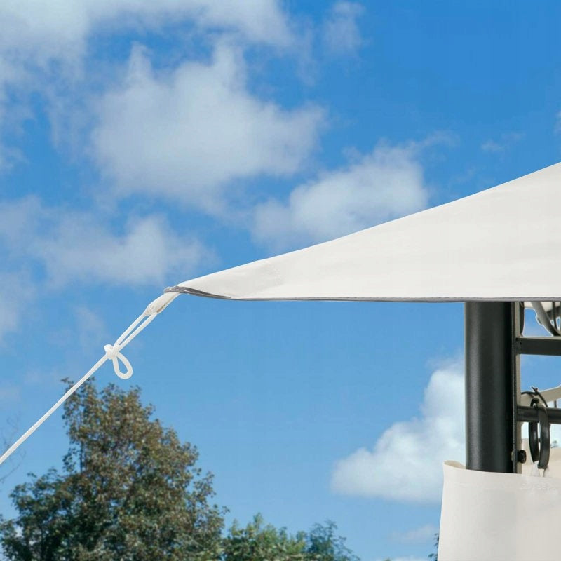 TENT PAVILION GARDEN GAZEBO 3x4 CREAM WALLS Width 2.9 m