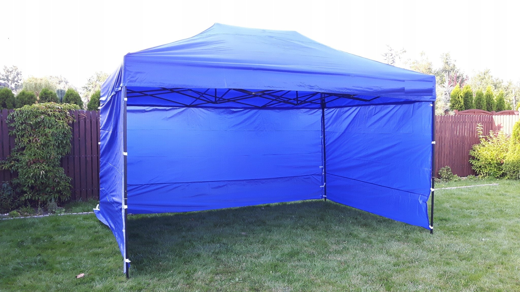 TENT TITANIUM 2x3 BLUE commercial pavilion strong garden express Width 2 m