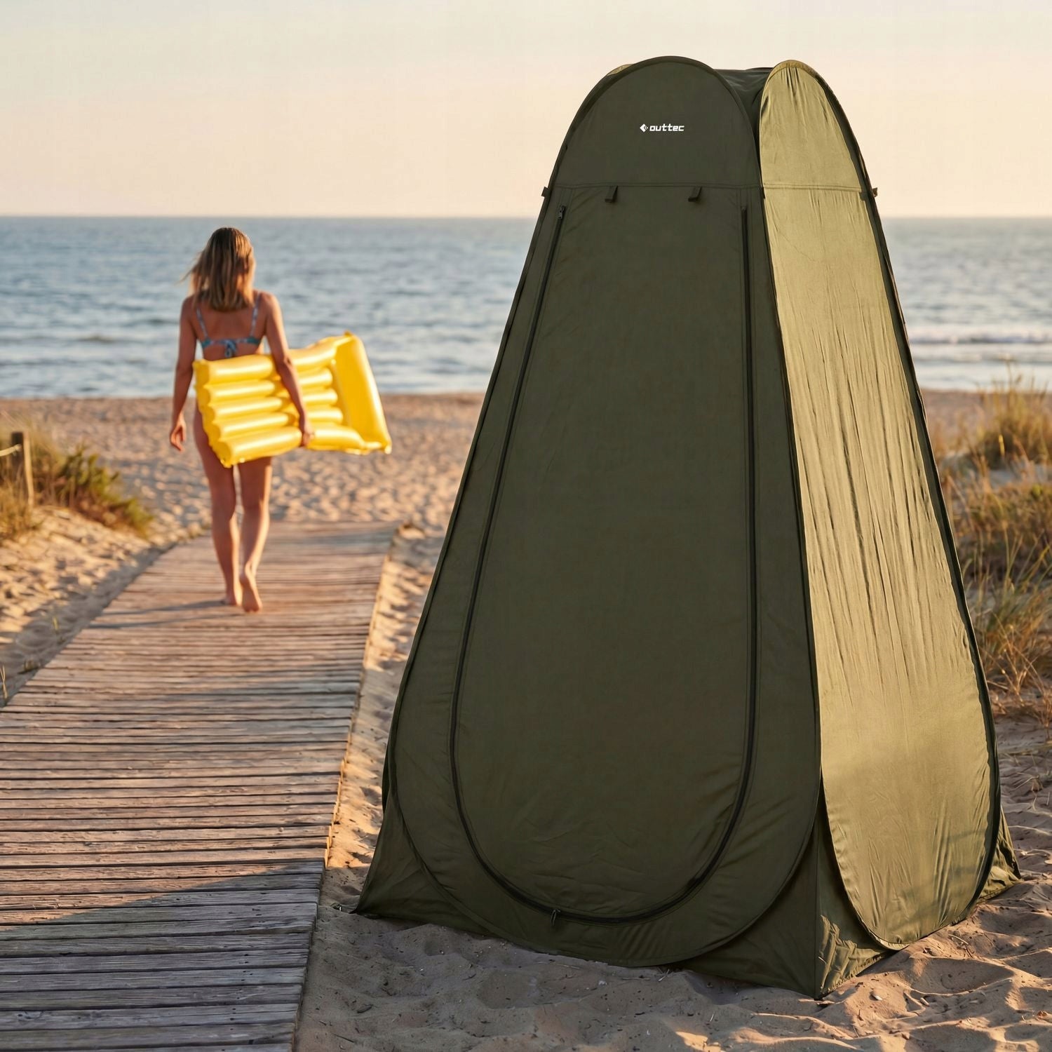 TENT TOILET SHOWER CHANGING ROOM COVER PORTABLE CAMPING OUTTEC Brand Outtec