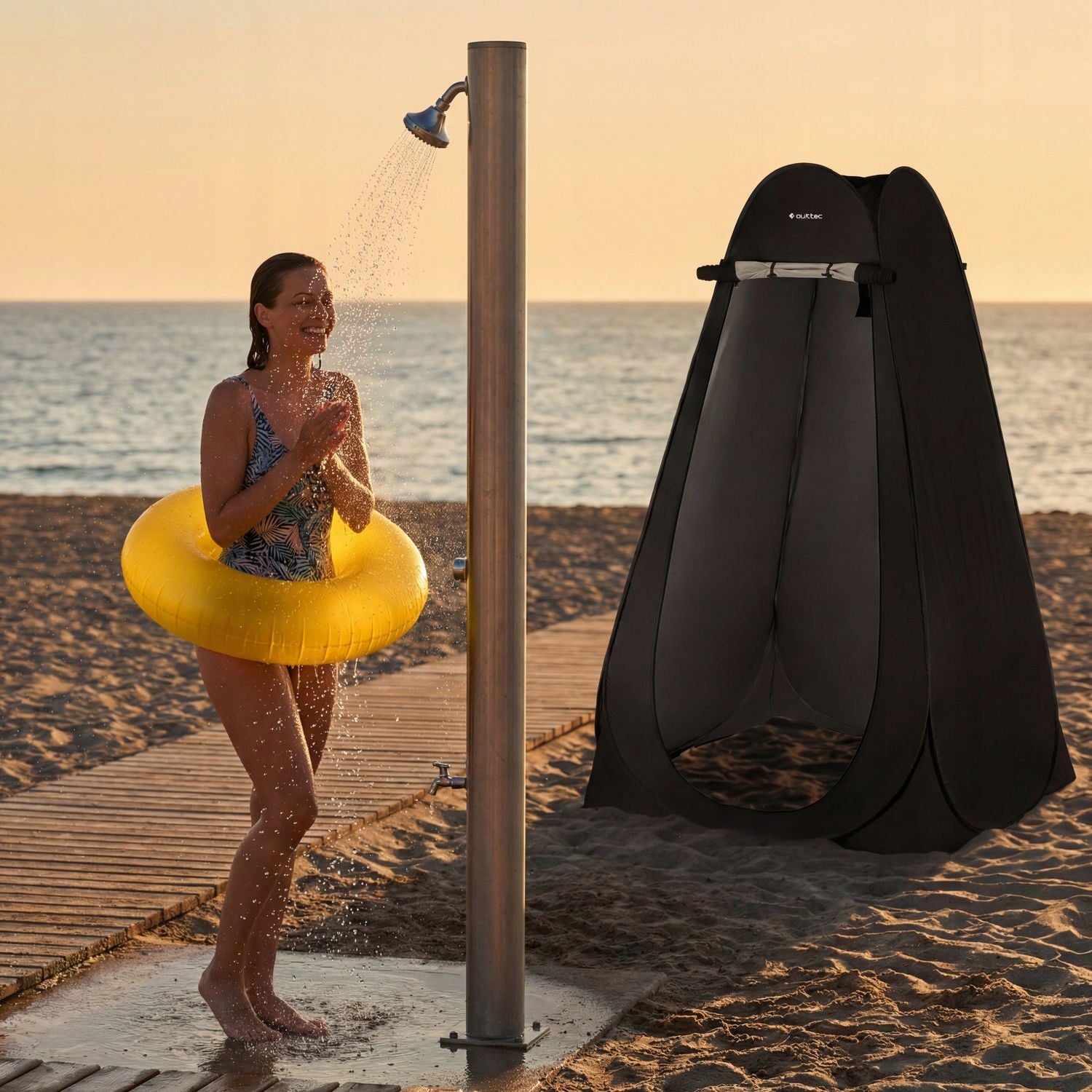 TENT TOILET SHOWER CHANGING ROOM COVER PORTABLE CAMPING OUTTEC Manufacturer code O-42991