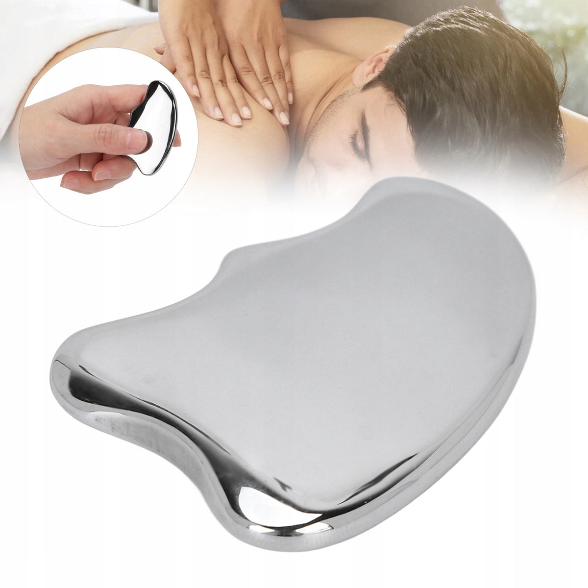 TERAHERTZ STONE GUA SHA FOR FACE MASSAGE TILE QUARTZ Packaging status original